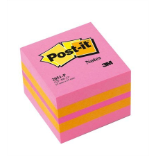 3M Post-it 51x51mm öntapadó jegyzettömb (400 lap) - Rózsaszín (FT510091737) post-it