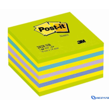 3M/POSTIT 76x76 öntapadós jegyzettömb kocka Lollipop zöld post-it
