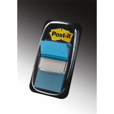 3M POSTIT Jelölőcímke, műanyag, 50 lap, 25x43 mm, , élénk kék post-it