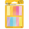 3M POSTIT Jelölőcímke, papír, 10x50 lap, 15x50 mm, 3M POSTIT, vegyes