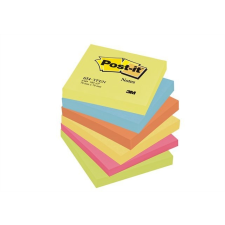 3M POSTIT Öntapadó jegyzettömb, 76x76 mm, 100 lap, , energikus színek jegyzettömb