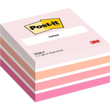 3M POSTIT Öntapadó jegyzettömb, 76x76 mm, 450 lap, 3M POSTIT, aquarell pink post-it