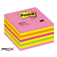 3M POSTIT Öntapadó jegyzettömb, 76x76 mm, 450 lap, 3M POSTIT, lollipop pink post-it