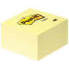 3M POSTIT Öntapadó jegyzettömb, 76x76 mm, 450 lap, 3M POSTIT, sárga