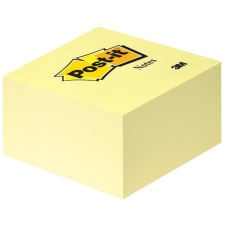 3M POSTIT Öntapadó jegyzettömb, 76x76 mm, 450 lap, 3M POSTIT, sárga post-it