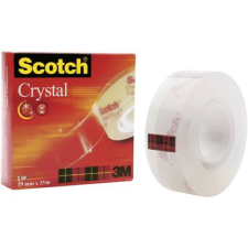 3M SCOTCH® CRYSTAL CLEAR 600 ragasztószalag, 19 mm X 33 m (7100027387) ragasztószalag