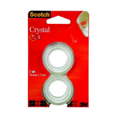 3M Scotch Crystal ragasztószalag 19mm x 7,5m (7100126764) ragasztószalag és takarófólia