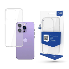 3MK Armor Apple iPhone 14 Pro Szilikon Tok - Átlátszó tok és táska