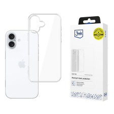  3mk átlátszó tok iPhone 16-hoz - átlátszó tok és táska