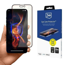 3MK EyeCare Protector kékfény szűrős edzett üveg iPhone 14 Pro mobiltelefon kellék