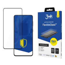 3MK FlexibleGlass Max hibrid üvegfólia 7H Fekete Samsung Galaxy S21+ 5G 126615 mobiltelefon kellék