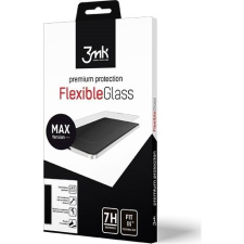 3MK FlexibleGlass Max Hibrid Üvegfólia Fekete Szegéllyel LG Q70 (52941-uniw) mobiltelefon kellék