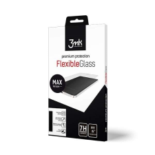 3MK FlexibleGlass Max iPhone 7/8 Plus fekete kijelzőfólia üvegfólia tempered glass mobiltelefon kellék