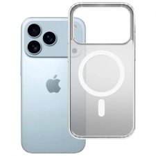 3MK Frosty MagCase tok Apple iPhone 17 Pro Max füstös-fehér tok és táska