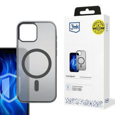 3MK Frosty MagCase tok iPhone 12/12 Pro - fekete tok és táska