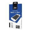 3MK HARD GLASS MAX képernyővédő üveg (3D full cover, íves, karcálló, 0.3mm, 9H) FEKETE