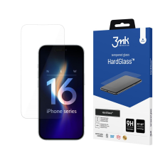3MK HardGlass edzett üvegfólia 9H Apple iPhone 16 W-3HarGl-AiP16 mobiltelefon kellék