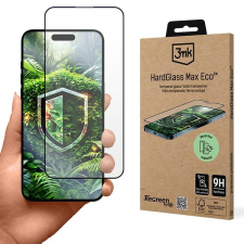 3MK HardGlass Max Eco edzett üveg újrahasznosított anyagból iPhone 16 Pro mobiltelefon kellék