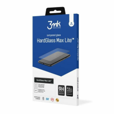 3MK HardGlass Max Lite iPhone 15 6.1&quot; fekete, teljes képernyős üvegfólia Lite mobiltelefon kellék