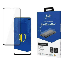 3MK HardGlass Max Új Samsung G973 Samsung Galaxy S10 fekete, teljes képernyős érzékelőpontos ujjl... mobiltelefon kellék