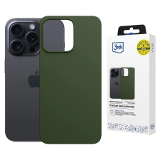 3MK Hardy MagSilicone tok Apple iPhone 13 Pro Max sötétzöld tok és táska