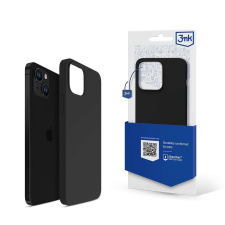 3MK iPhone 13 tok a 3mk Silicone Case sorozatból - fekete tok és táska