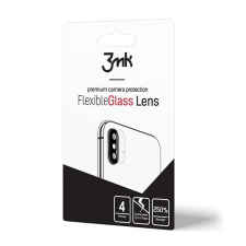 3MK LENS PROTECTION kameravédő üveg 4db (flexibilis, karcálló, ultravékony, 0.2mm, 7H) ÁTLÁTSZÓ Samsung Galaxy A22 4G (SM-A225) mobiltelefon kellék
