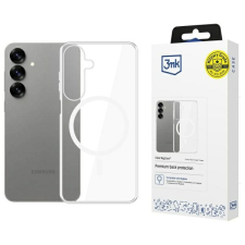3MK MagCase MagSafe-kompatibilis tok Samsung Galaxy S25 - átlátszó tok és táska