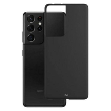 3MK Matt Case Samsung G998 S21 Ultra fekete tok tok és táska