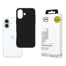 3MK Matt tok iPhone 16 - fekete tok és táska