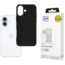 3MK Matt tok iPhone 16 - fekete tok és táska