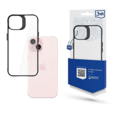 3mk Protection 3MK Satin Armor Case+ tok iPhone 15 fekete-átlátszó tok és táska
