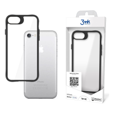 3MK Satin Armor Case+ Apple iPhone SE (2022) Tok - Átlátszó/Fekete (5903108464741) tok és táska