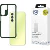 3MK Satin Armor Case+ átlátszó, TPU és PC anyagú telefontok Zöld Samsung Galaxy A25 5G (5903108568234)