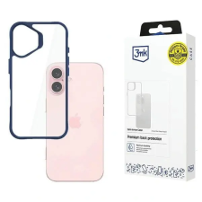 3MK Satin Armor Case+ tok iPhone 16 kék-átlátszó tok és táska