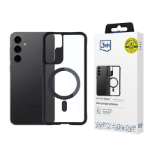 3MK Satin Armor MagCase tok Samsung Galaxy S24 - átlátszó-fekete tok és táska