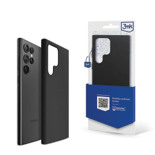 3MK Silicone tok Samsung Galaxy S24 Ultra - fekete tok és táska