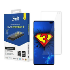 3MK Silver Protect+ Samsung G975 S10 Plus nedves felvitelű antimikrobiális képernyővédő fólia mobiltelefon kellék