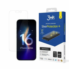 3MK SilverProtect+ antimikrobiális kijelzővédő fólia iPhone 16 Plus mobiltelefon kellék