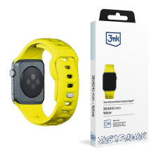 3MK szilikon óraszíj Apple Watch 38/40/41mm - sárga okosóra kellék