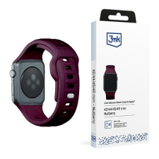 3MK szilikon óraszíj Apple Watch 42/44/45/49mm - sötétlila okosóra kellék