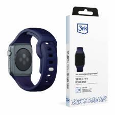 3mk szilikon óraszíj Apple Watchhoz 38 / 40 / 41 mm - kék okosóra kellék
