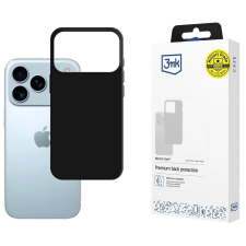 3MK Szilikon tok Apple iPhone 17 Pro fekete tok és táska