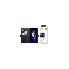 3MK Wallet könyvtok kártyatartóval iPhone 16 Pro Max - fekete tok és táska
