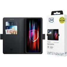 3MK Wallet Könyvtok Kártyatartóval Oppo Reno 10 Pro - Fekete (3M006297) tok és táska
