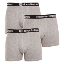 3PACK Dynasty heather gray Horsefeathers férfi boxeralsó (AM067C) XL férfi alsó