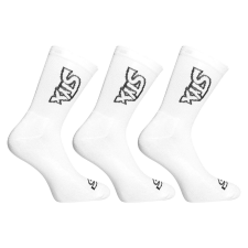 3PACK fehér Styx hosszú zokni (3HV1061) XL férfi zokni