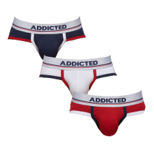 3PACK férfi alsónadrág Addicted többszínű (AD1008P-3COL) L férfi alsó
