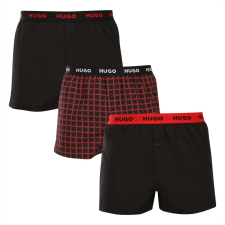  3PACK férfi bő szárú boxeralsó HUGO tarka (50532565 962) XL férfi alsó