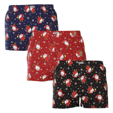  3PACK férfi bő szárú boxeralsók Andrie többszínű (PS 5848) M